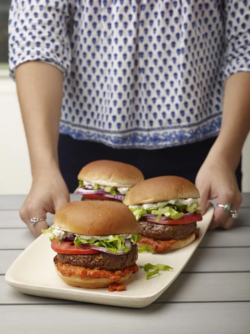 Chef Adams Tikka Masala Burger With Aussie Beef