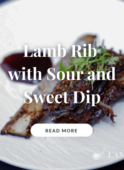 Lamb Rib with Sour and Sweet Dip