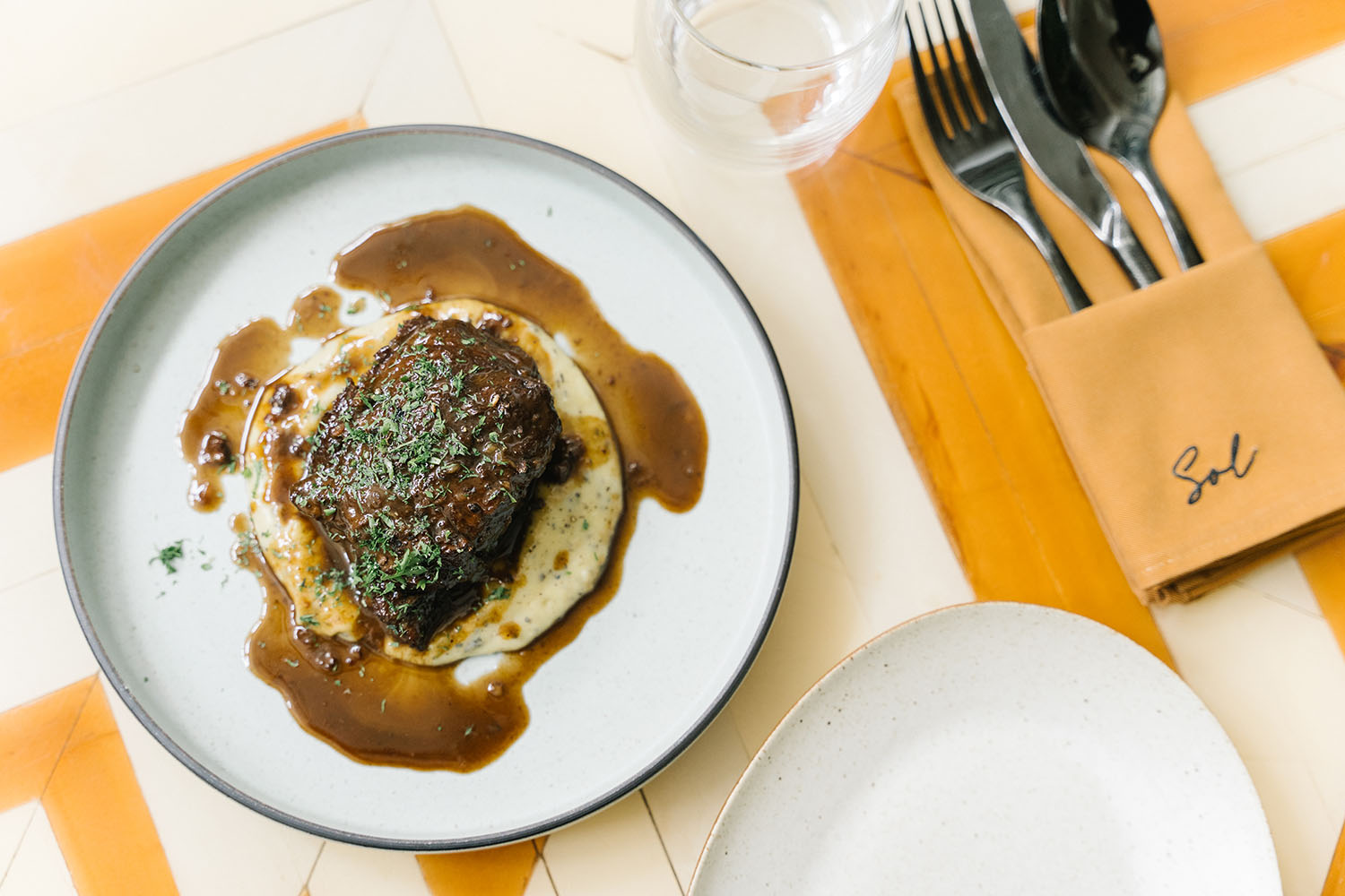 Beef cheek braise, Angus MB2+, truffle paste creamy mash potatoes